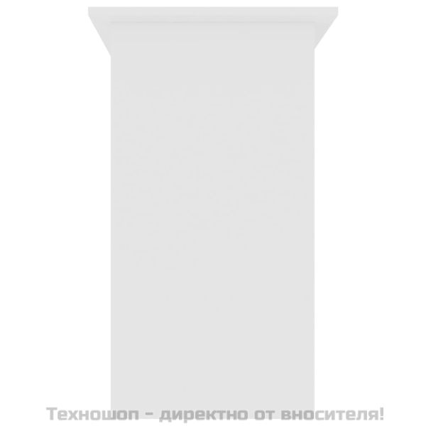 Бюро, бяло, 80x45x74 см, инженерно дърво