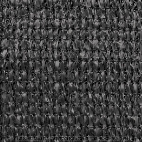 Балконски екран, HDPE, 90x600 см, антрацитно сиво