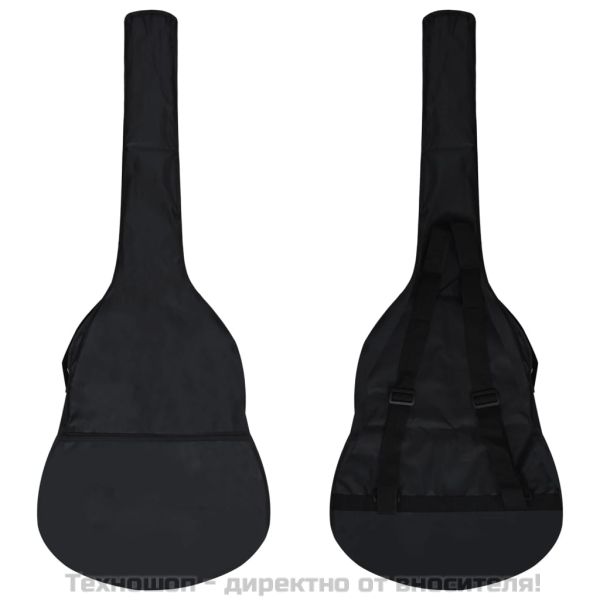 Комплект класическа китара за начинаещи 8 части черен 1/2 34"