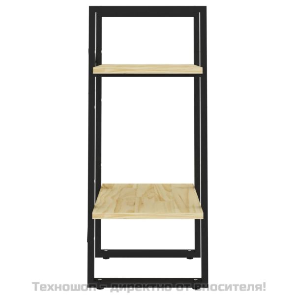 2-етажна библиотека, 40x30x70 см, борово дърво масив