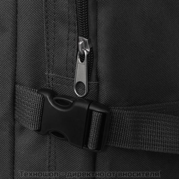 Раница, войнишки стил, XXL, 65 л, черна