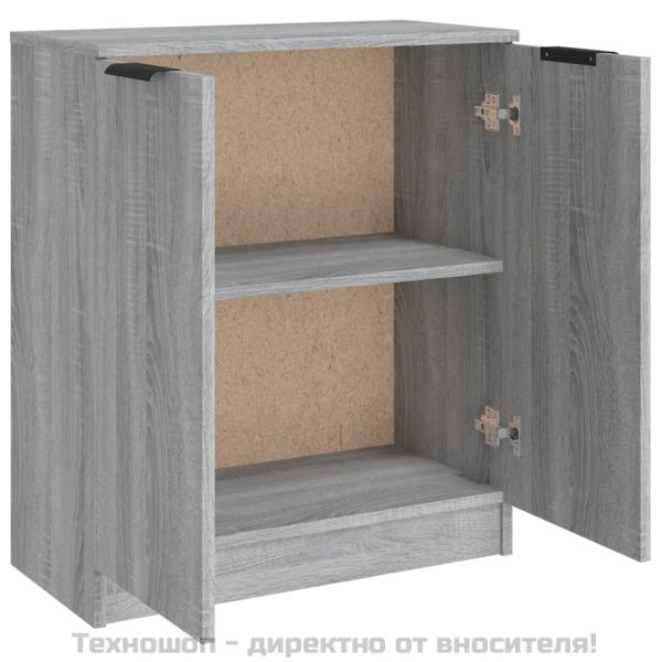 Сайдборд, сив сонома, 60x30x70 см, инженерно дърво