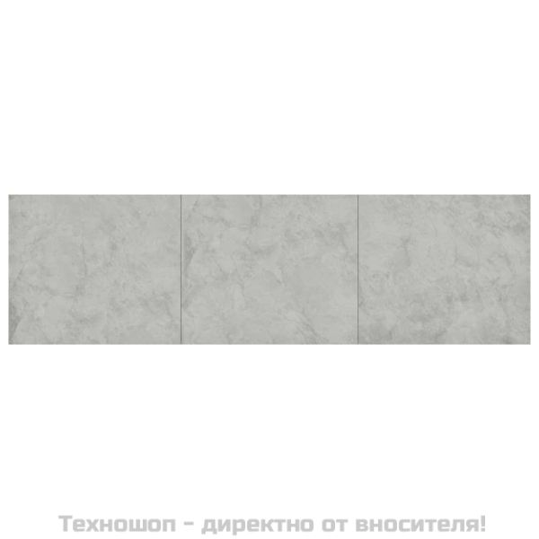 ТВ шкаф, бетонно сив, 140x40x35,5 см, инженерно дърво