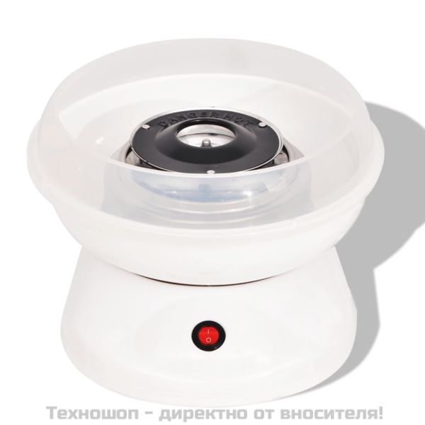 Машина за захарен памук, 480 W, бяла