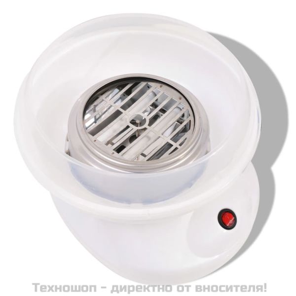 Машина за захарен памук, 480 W, бяла