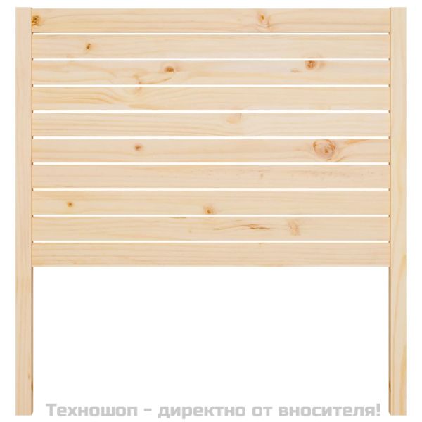 Горна табла за легло, 96x4x100 см, бор масив