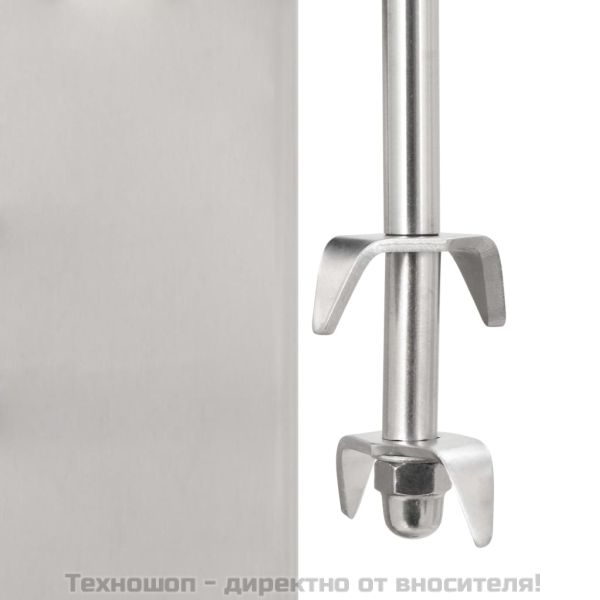 Миксер за млечен шейк с две купи, неръждаема стомана, 2 л