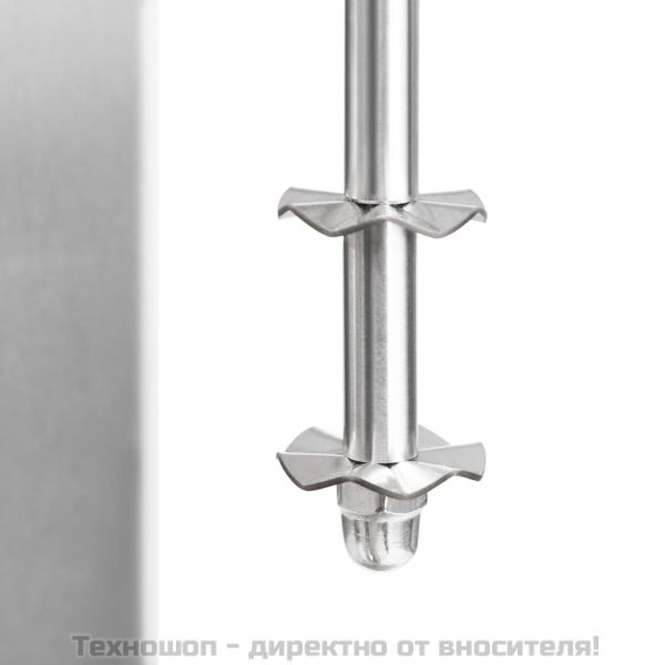 Миксер за млечен шейк с две купи, неръждаема стомана, 2 л