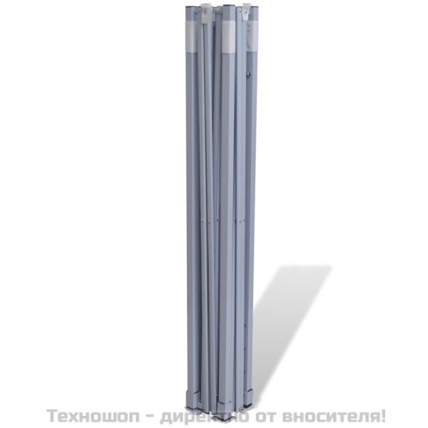 Сгъваема шатра, синя, 3х3 м, с 4 стени