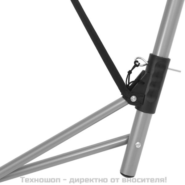 Хамак със сгъваема стойка, черен