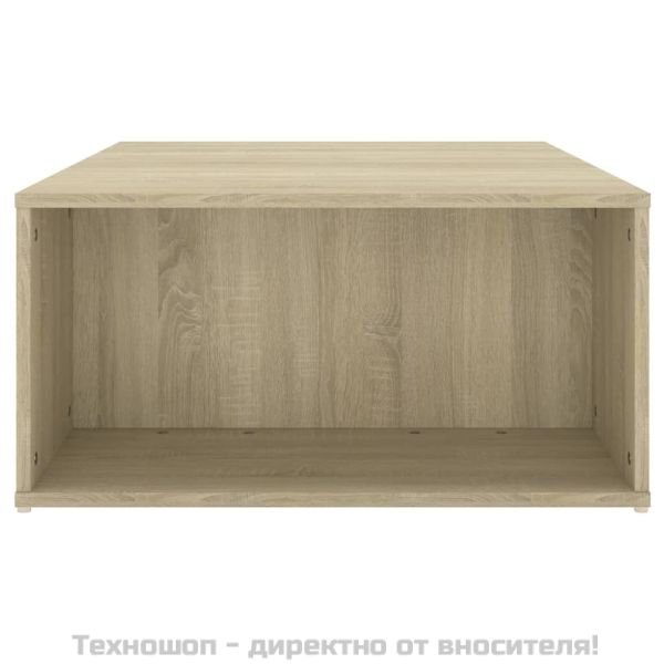 Маса за кафе, дъб сонома, 90x67x33 см, инженерно дърво