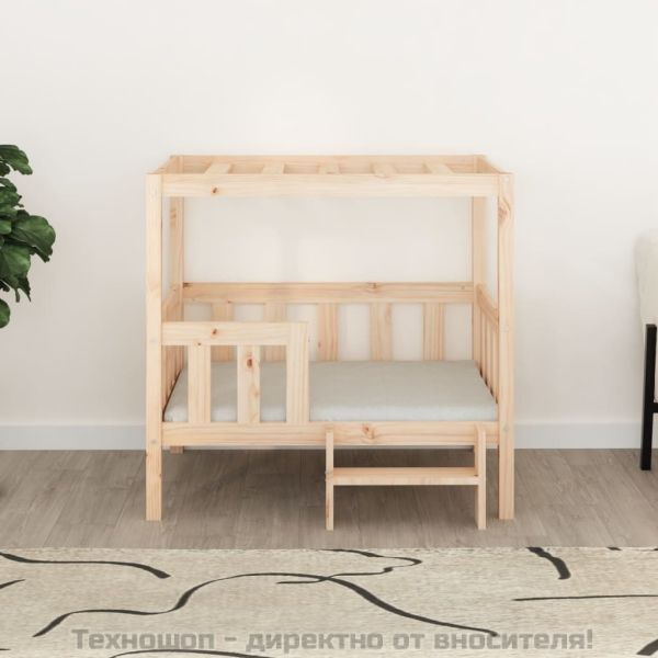 Кучешко легло, 95,5x73,5x90 см, борова дървесина масив