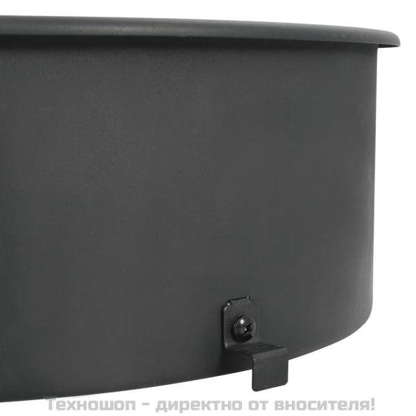 Ротисерия шиш за барбекю, 57 см, черен