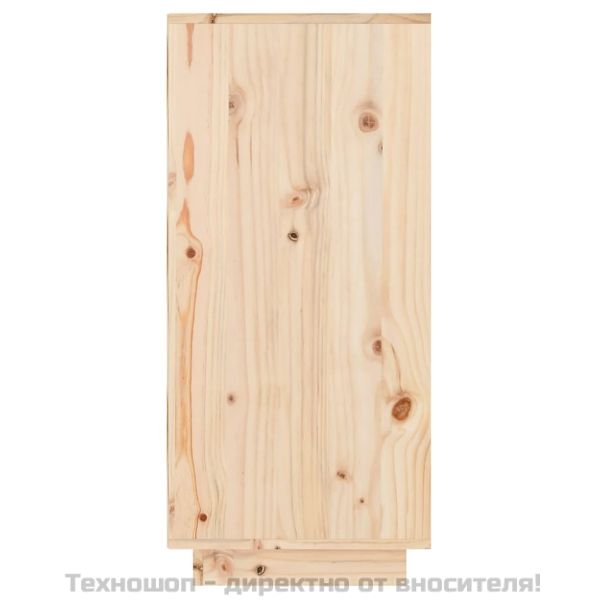 Конзолен шкаф, 60x34x75 см, бор масив