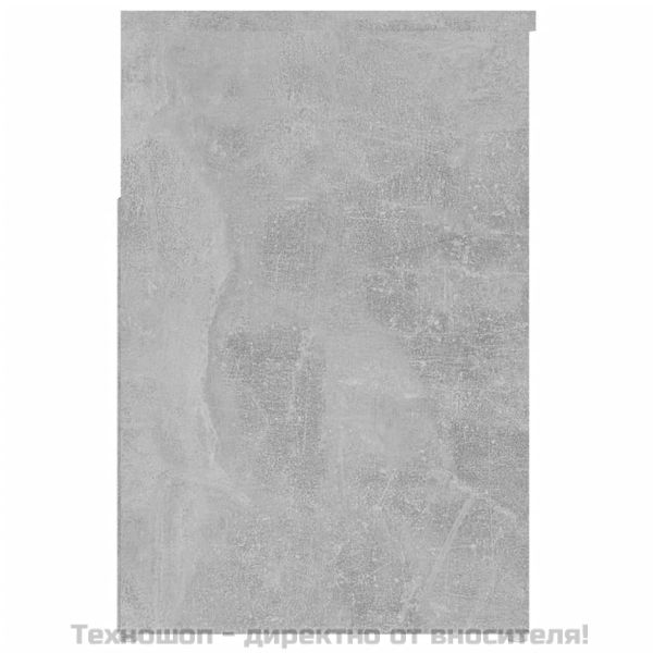 Пейка за обувки, бетонно сива, 80x30x45 см, инженерно дърво