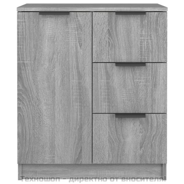 Сайдборд, сив сонома, 60x30x70 см, инженерно дърво