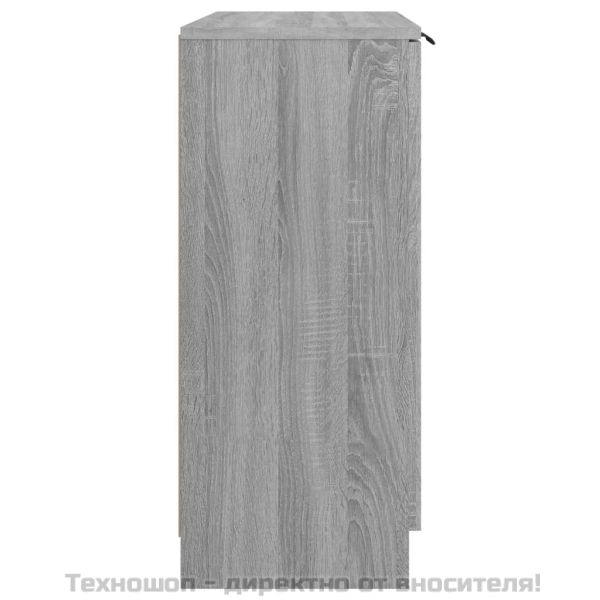 Сайдборд, сив сонома, 60x30x70 см, инженерно дърво