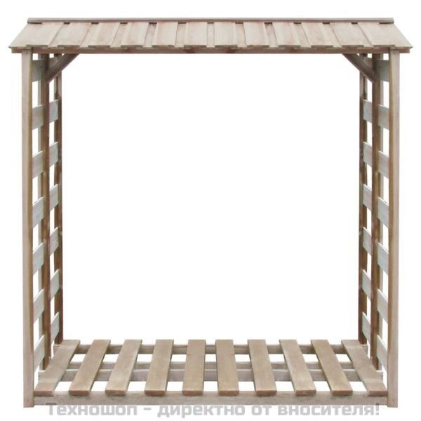 Навес за дърва за огрев, 150x90x176 см, импрегниран бор