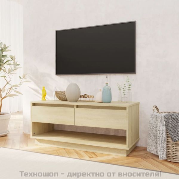 ТB шкаф, сонома дъб, 102x41x44 см, инженерно дърво