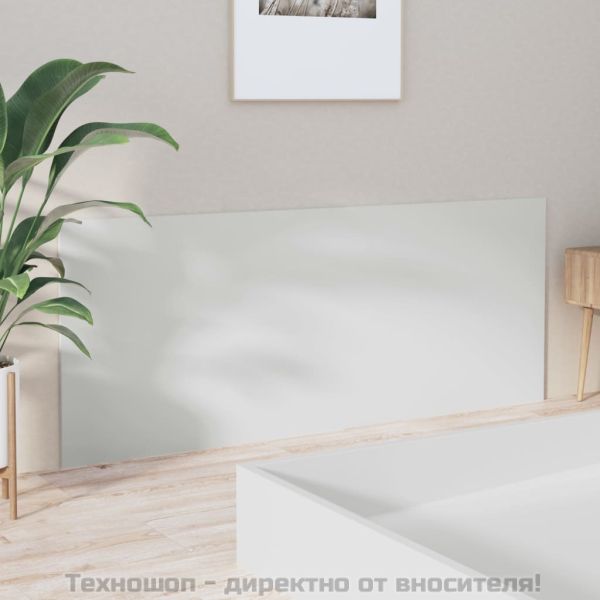 Табла за легло, бял гланц, 200x1,5x80 см, инженерна дървесина