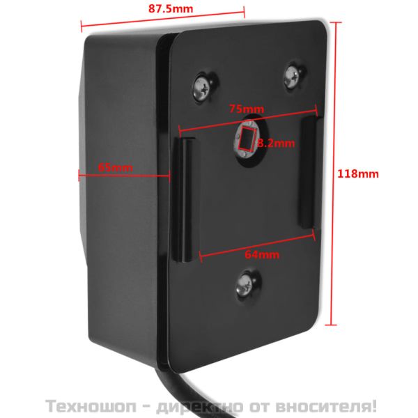 Мотор за барбекю шиш, 4 W, черен