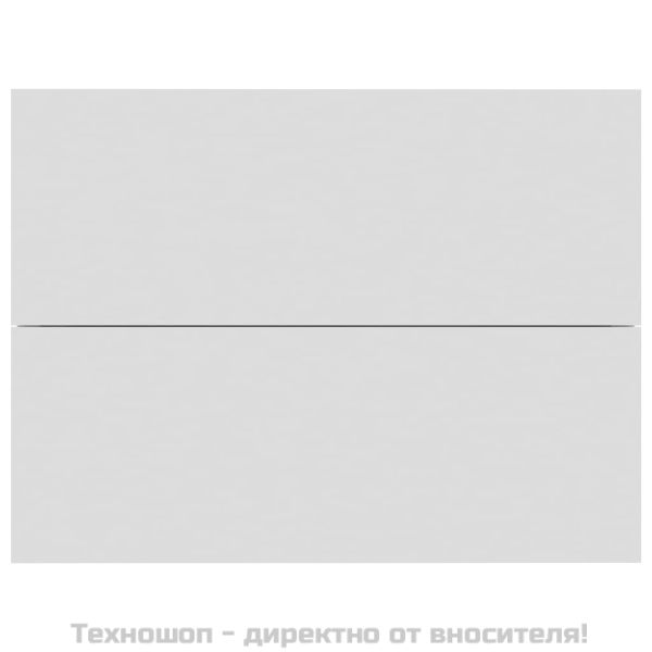 Нощно шкафче, бяло, 40x30x30 см, инженерно дърво