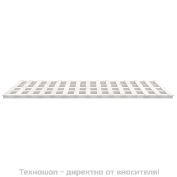 Рамка за легло, бяла, бор масив, 180x200 cм