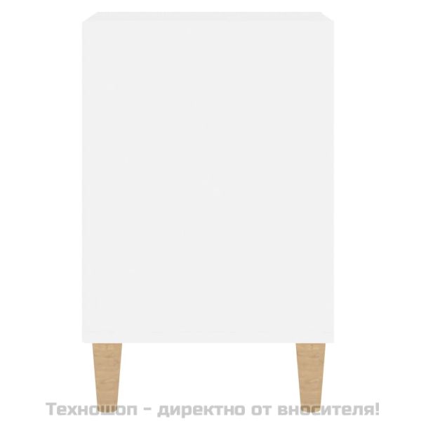 ТB шкаф, бял, 100x35x55 см, инженерно дърво