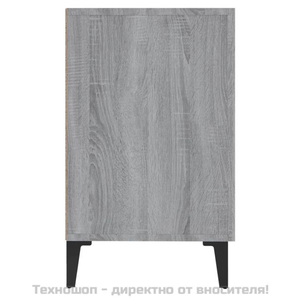 Сайдборд, Сив сонома, 100x36x60 см, инженерно дърво