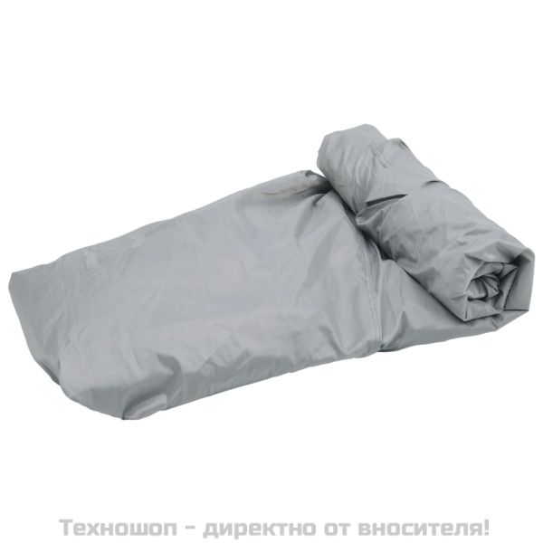 Покривало за лодка, сиво, дължина 427-488 см, ширина 229 см.
