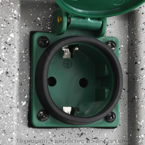 Градински разклонител със сензор за здрач, пластмаса