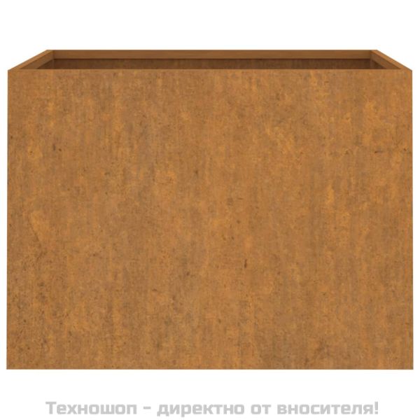 Кашпа, 62x47x46 см, кортенова стомана