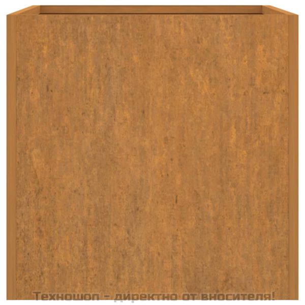 Кашпа, 62x47x46 см, кортенова стомана