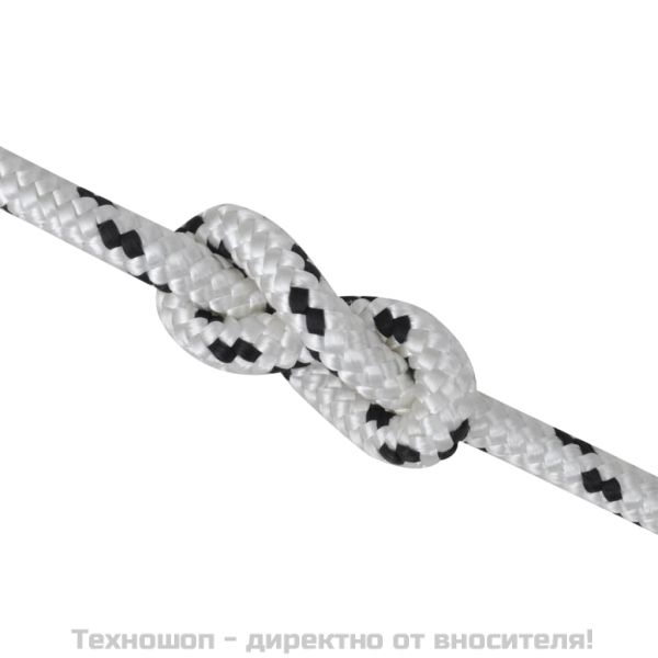 Плетено въже за лодки, полиестер, намотка 10 мм x 50 м