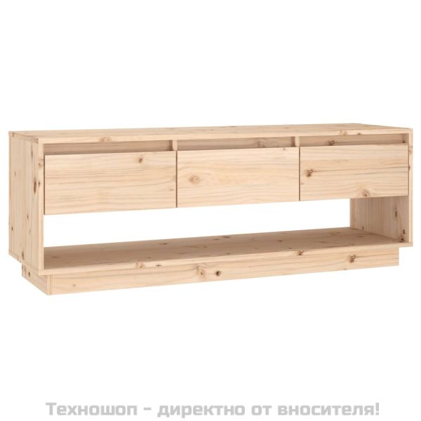 ТВ шкаф, 110,5x34x40 см, бор масив