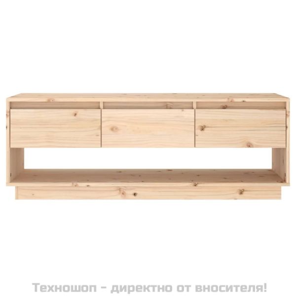 ТВ шкаф, 110,5x34x40 см, бор масив