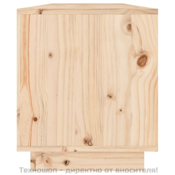 ТВ шкаф, 110,5x34x40 см, бор масив