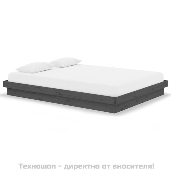 Рамка за легло, масивно дърво, 140х190 см