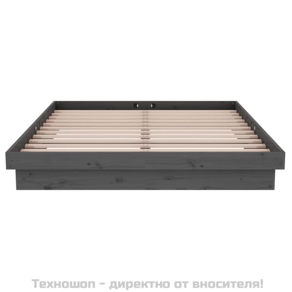 Рамка за легло, масивно дърво, 140х190 см