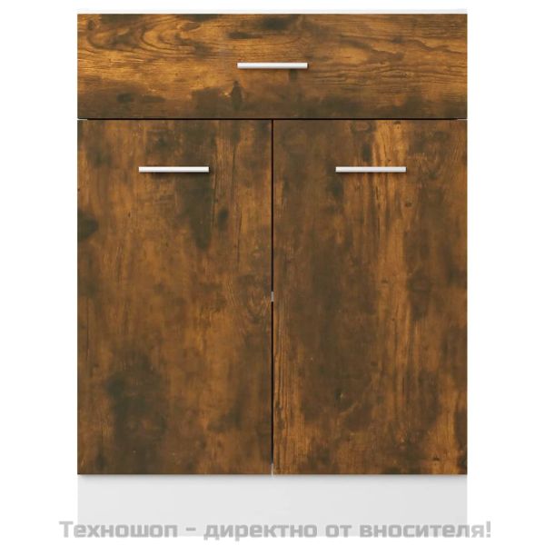 Шкаф с чекмеджета "Lyon", опушен дъб, 60x46x81,5 см, инженерно дърво