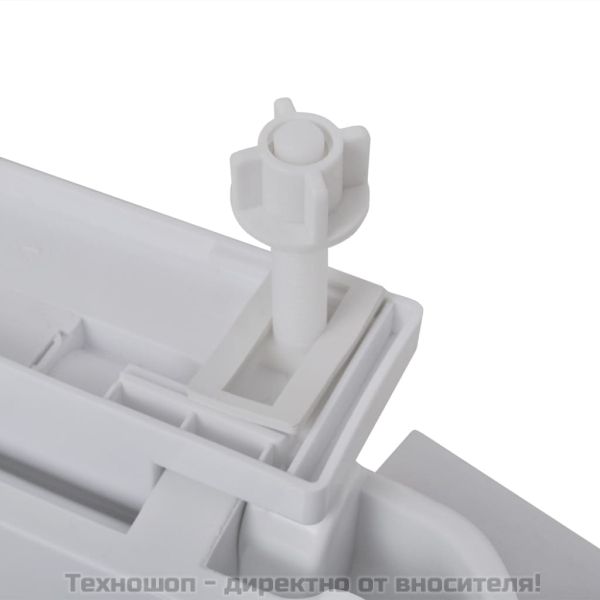 Тоалетни седалки с плавно затваряне 2 бр пластмаса бяло и жълто