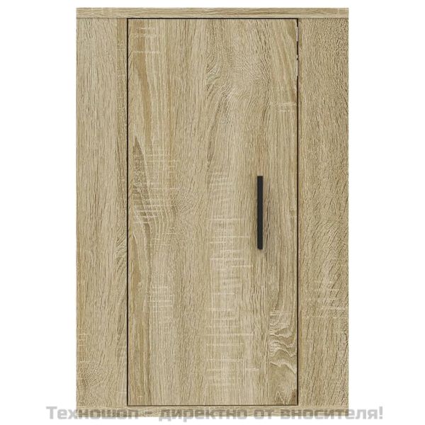 ТВ шкафове със стенен монтаж, 2 бр, сонома дъб, 40x34,5x60 см