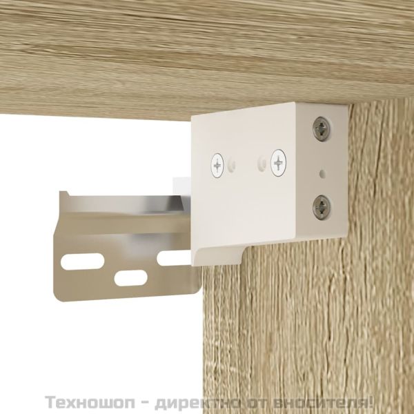 ТВ шкафове със стенен монтаж, 2 бр, сонома дъб, 40x34,5x60 см