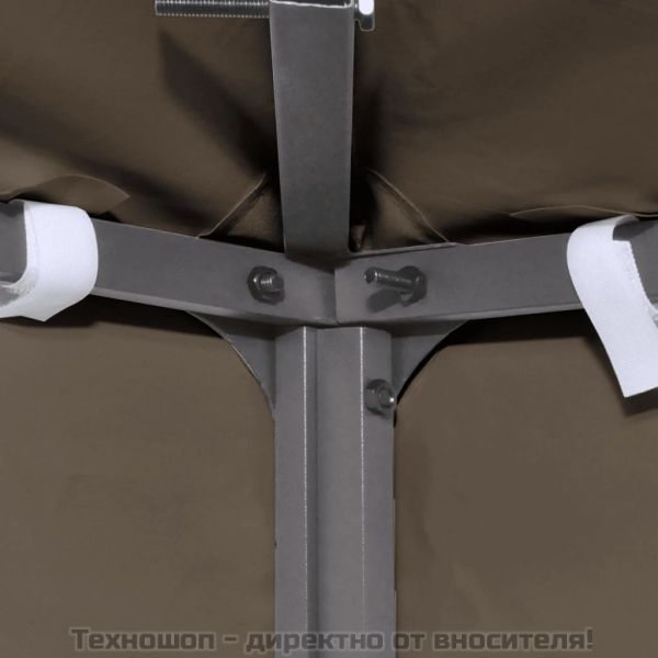 Покрив за шатра, 310 г/м², 3x3 м, таупе