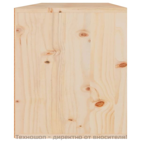 Стенни шкафове, 2 бр, 45x30x35 см, бор масив