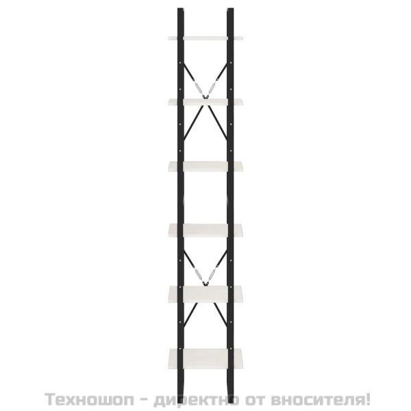 Висок шкаф, бял, 40x30x210 см, борово дърво масив