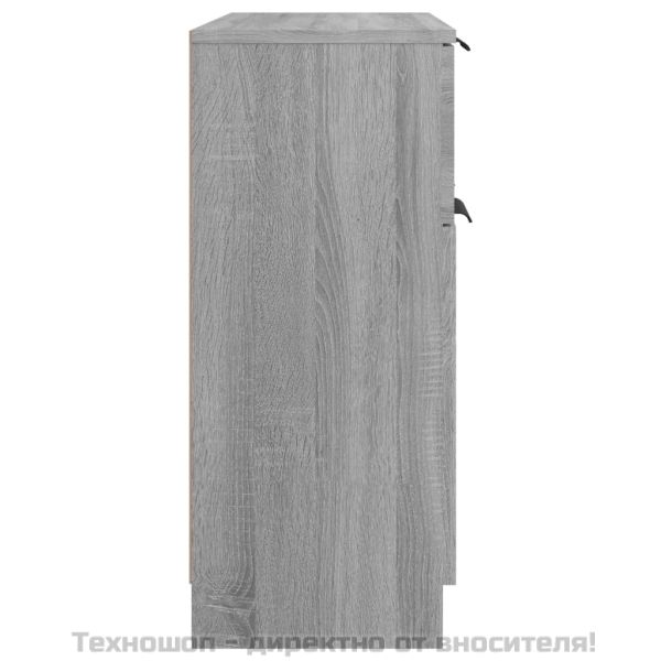 Сайдборд, сив сонома, 60x30x70 см, инженерно дърво