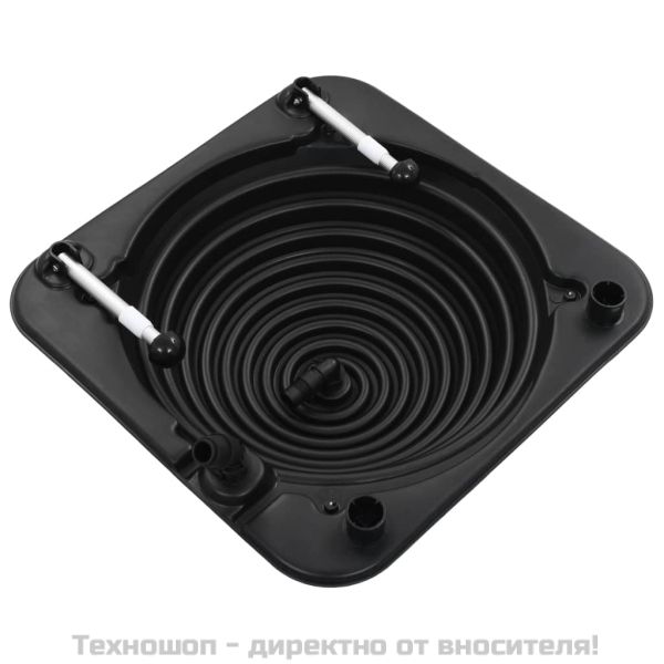 Соларен нагревател за басейн, 75x75x36 см, HDPE, алуминий