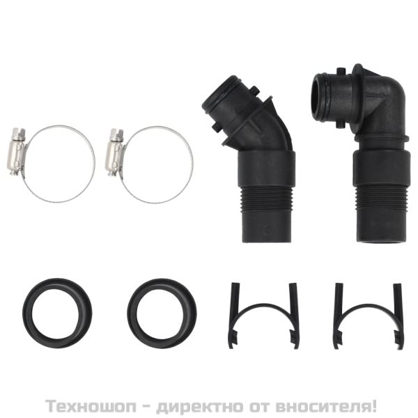 Соларен нагревател за басейн, 75x75x36 см, HDPE, алуминий