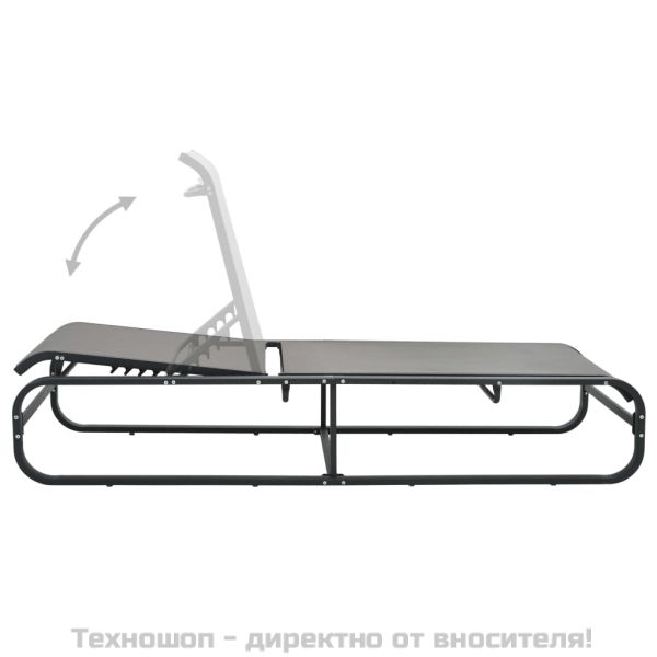 Шезлонг, алуминий и textilene